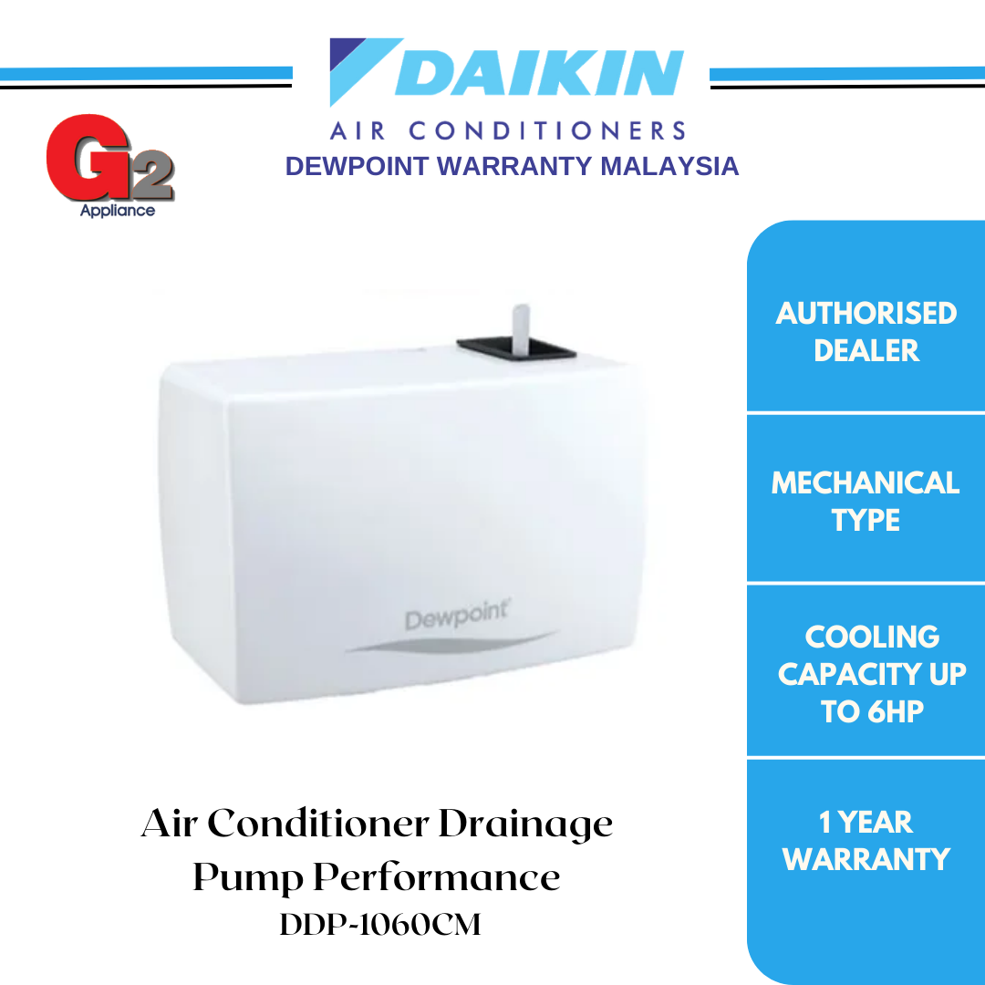 DEWPOINT DRAINAGE PUMP AIR CONDITIONER DDP-1060CM WITH FREE PIPING