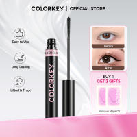 Colorkey Long Curl Stereo Mascara Black 4.5g Smooth & Non-Clumping Long-Lasting