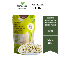 Signature Market Roasted Pistachio in Shell Salted (Bulk Pack) (400g)