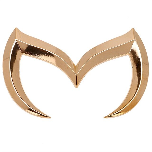 1PC 3D Kim Loại Hình Dơi Batman M Logo Biểu Tượng Phía Trước Và Sau Xe Nhãn Dán Dạng Bảng Decal Cho Mazda 3 5 6 CX-5 CX-6 Axela Atenza Phụ Kiện Phong Cách Ô Tô