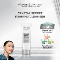 [6.6 SUPER DEALS] Wardah Crystal Secret NMF Amino + AHA PHA Foaming Cleanser 100ml – Gentle & Brightening