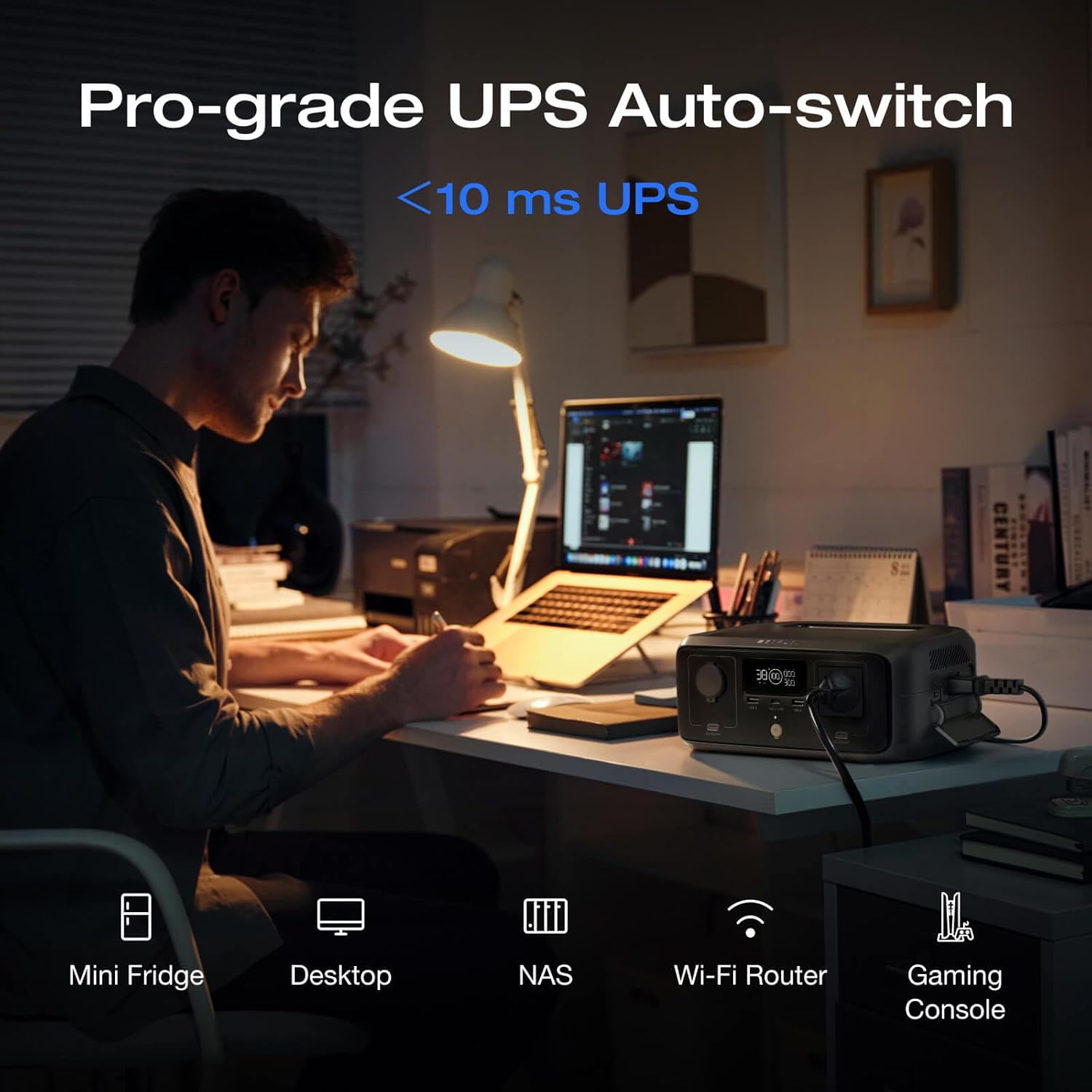 EcoFlow RIVER 3 (10 ms UPS) Portable Power Station 245Wh