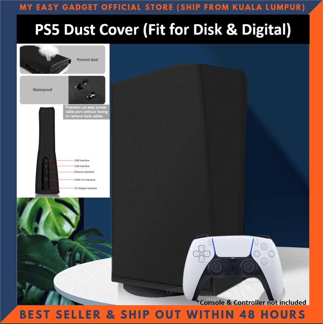 PS5 Dust Cover Sleeve Protective Guard Case for PlayStation 5 Digital Edition & Disc Edition