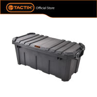 TACTIX 60L Stackable Tool Box | Heavy-Duty Storage Container with Metal Latch
