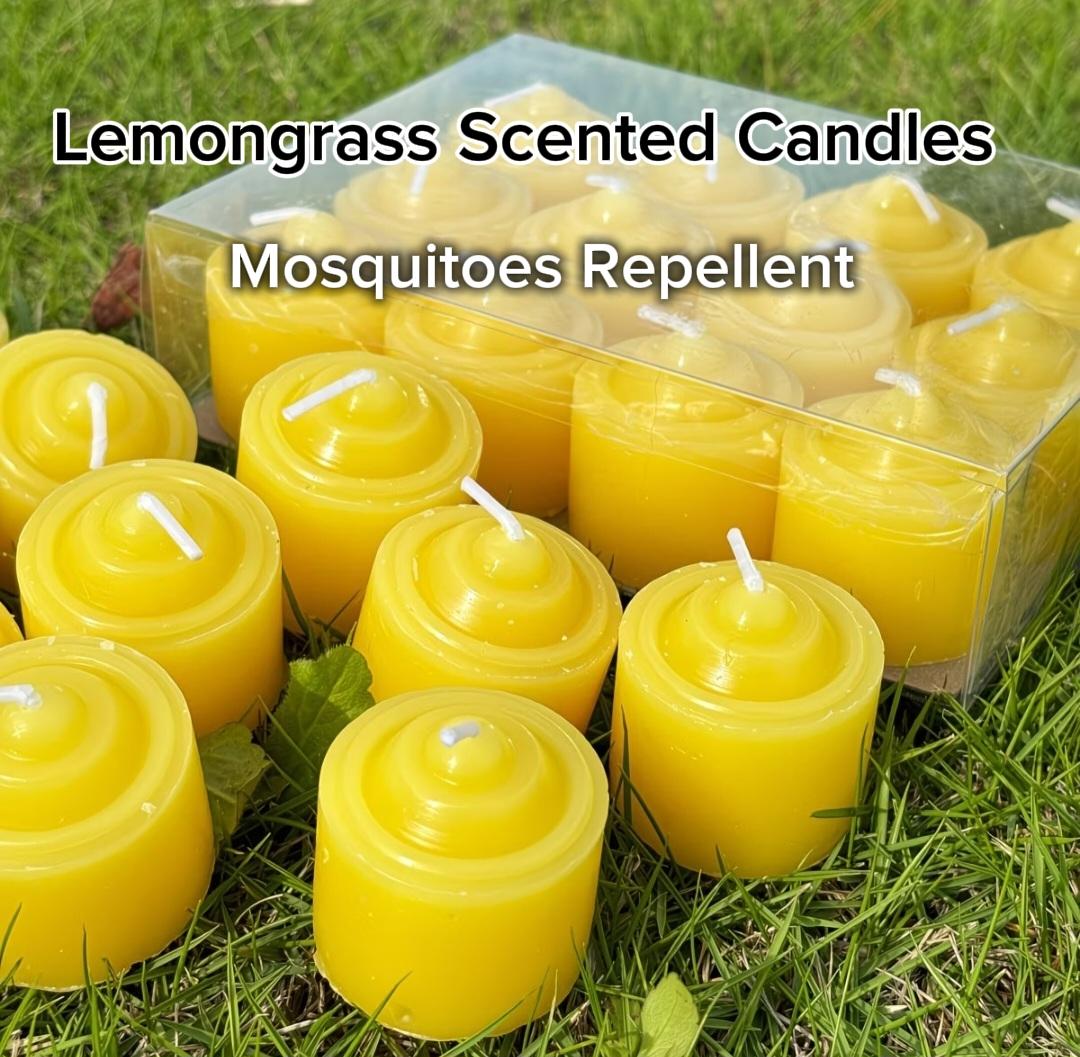 Insect Repellent Candle Lemongrass Candles Citronella Candle Mosquitoes Repellent Lilin Halau Nyamuk Serai Wangi