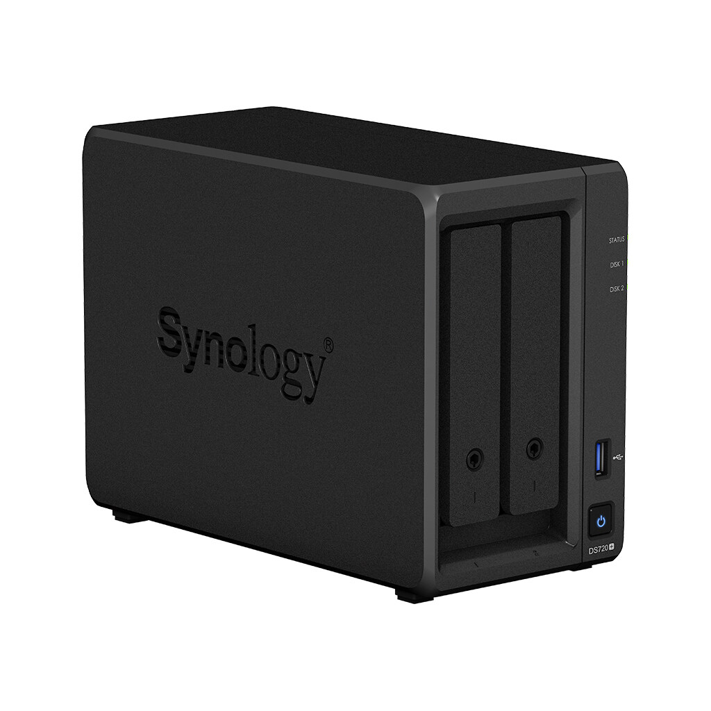 Synology DS720+ NAS DiskStation 2-Bays NAS Quad-Core Processor Data Backup Storage External Hard Drive