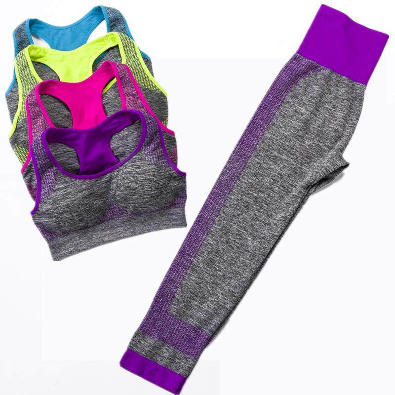 Yoga Suit Running Gym Two Piece Set Ladies Fast Drying Sports Suit