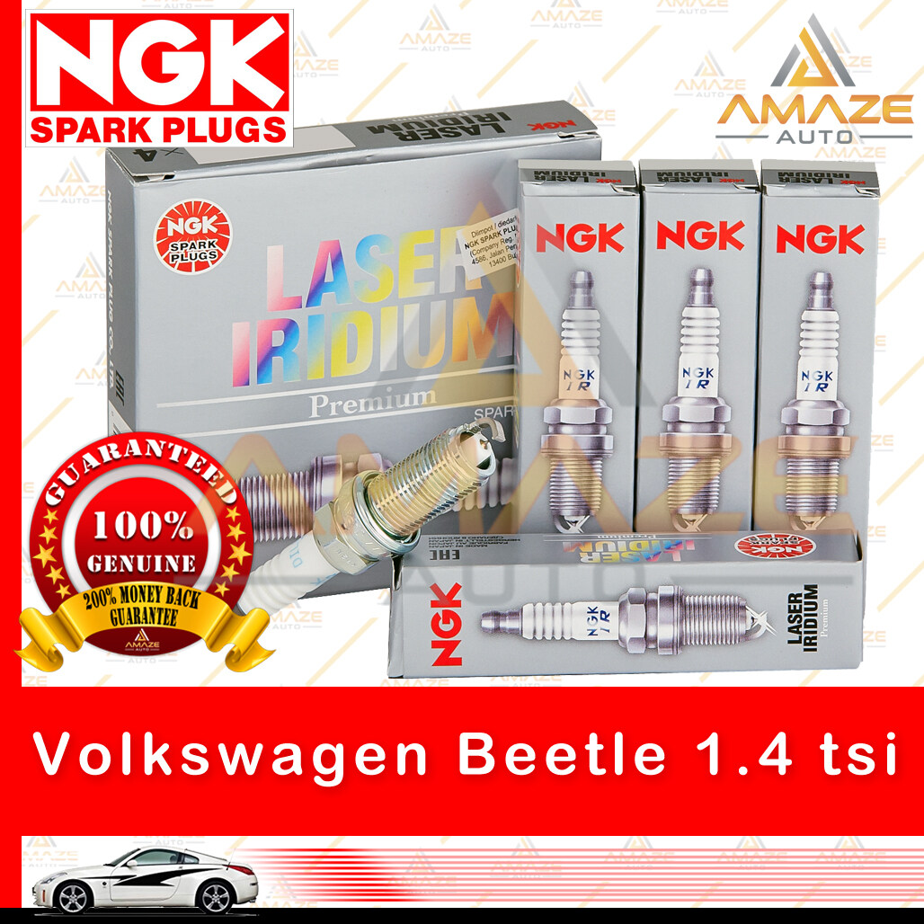 NGK Laser Iridium Spark Plug for Volkswagen Beetle 1.4 TSI A5 (2013-2014) - Longest Usage life and high performance