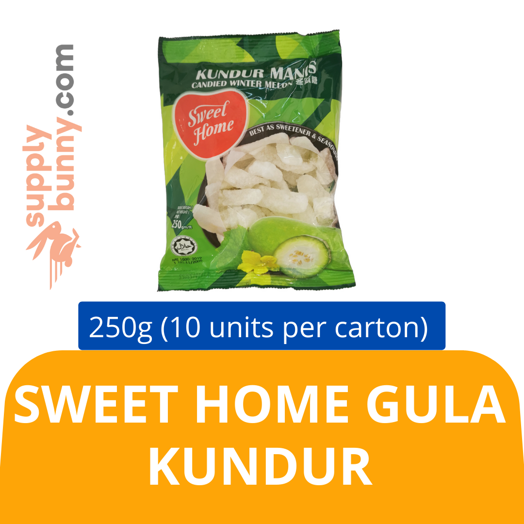 Sweet Home Gula Kundur (250g X 10 packs) (sold per carton) 冬瓜糖 PJ Grocer PJ Grocer Gula Kunder