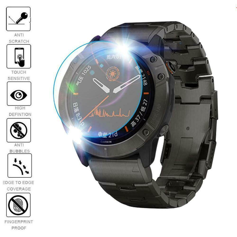 [Songful] 2 chiếc cho Garmin Fenix 6S 6SPRO Sapphire Miếng dán màn hình kính cường lực Tấm dán bảo vệ màn hình