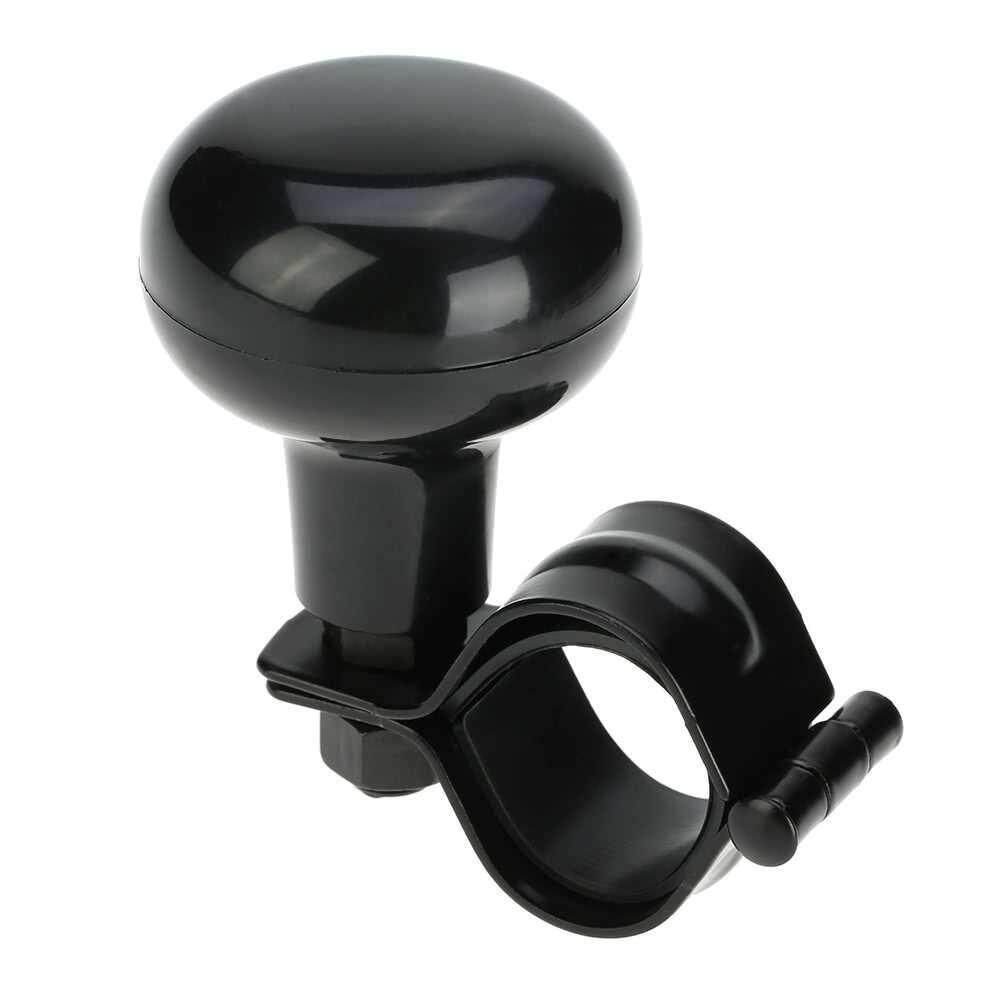 Black Universal Car Heavy Duty Steering Wheel Knob Spinner Handle Knob (black)