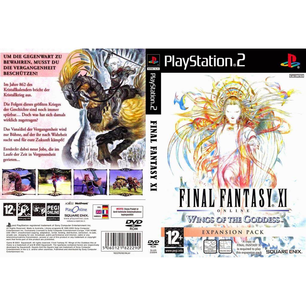 Ps2 Final Fantasy Xi Online Wings Of The Goddess Expansion Pack Beige New Pgmall