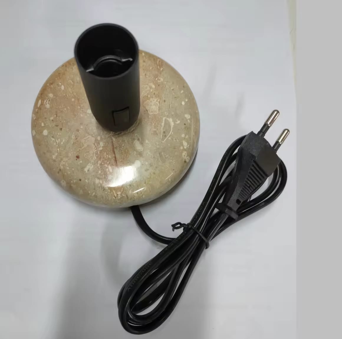 (Standard Wire) Himalayan Salt Lamp Base With Wire and Holder Tapak Lampu