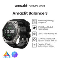 Amazfit Balance 3 Smart Watch 48mm 1.5″ AMOLED Sapphire Glass 64GB Storage Offline Maps with GPS Navigation 21-Day Battery & HYROX Fitness Tracker 180+ Sports with 10ATM Android & iOS.