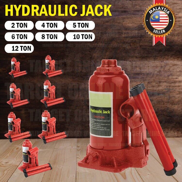 Hydraulic Bottle Jack Lifting Stand Emergency Heavy Duty Vehicle Tool