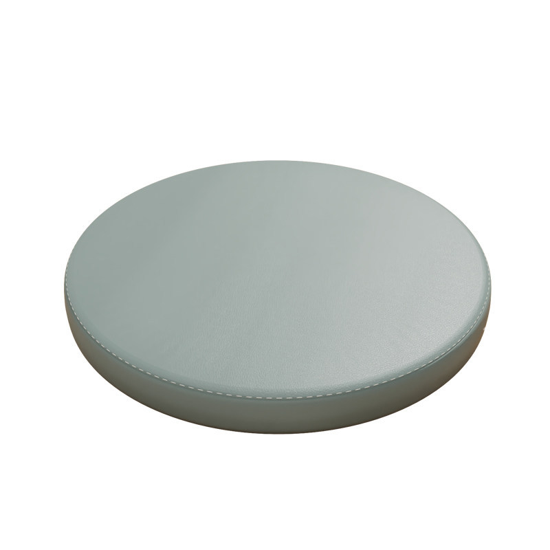 【Golden Trunk】Round Memory Foam Waterproof Faux Leather Seat Cushion Non-Slip Easy Clean Universal Dining Chair Pad All Season Use