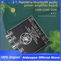 【Ready Stock & Free Shipping】100% Official Aideepen bluetooth amplifier board support XYS350H 2.1 channel 220WX2 + 350W 5.1 high and low bass subwoofer power amplifier chip TPA3251D2 supports Sinilink S350H X-YS350H app.