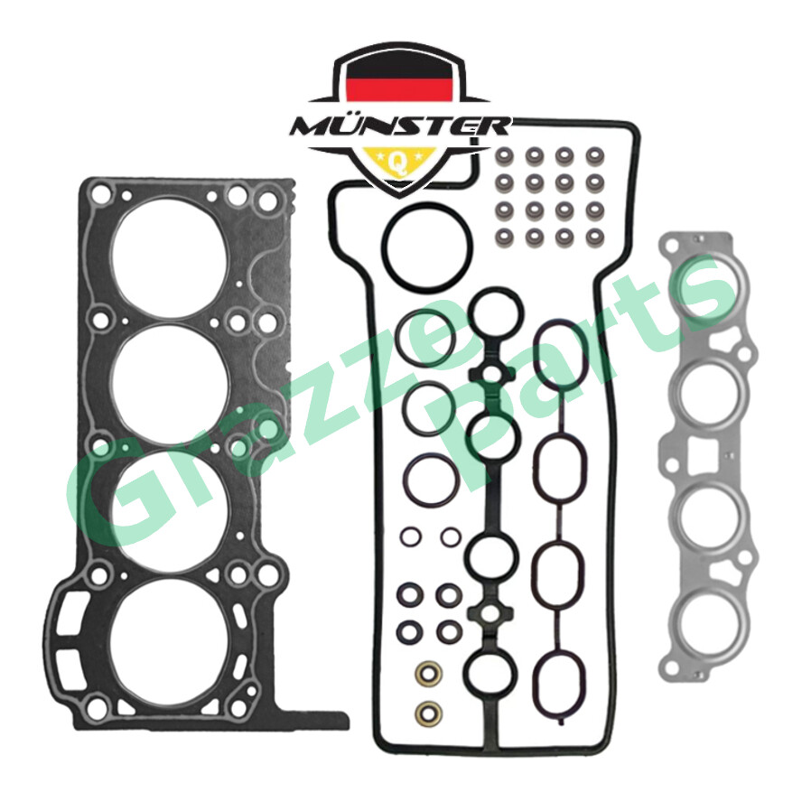 Münster Head Top Gasket Set 04112-BZ020 for Perodua Myvi 1.5 Alza Toyota Avanza 1.5 F602 F652 3SZ-VE