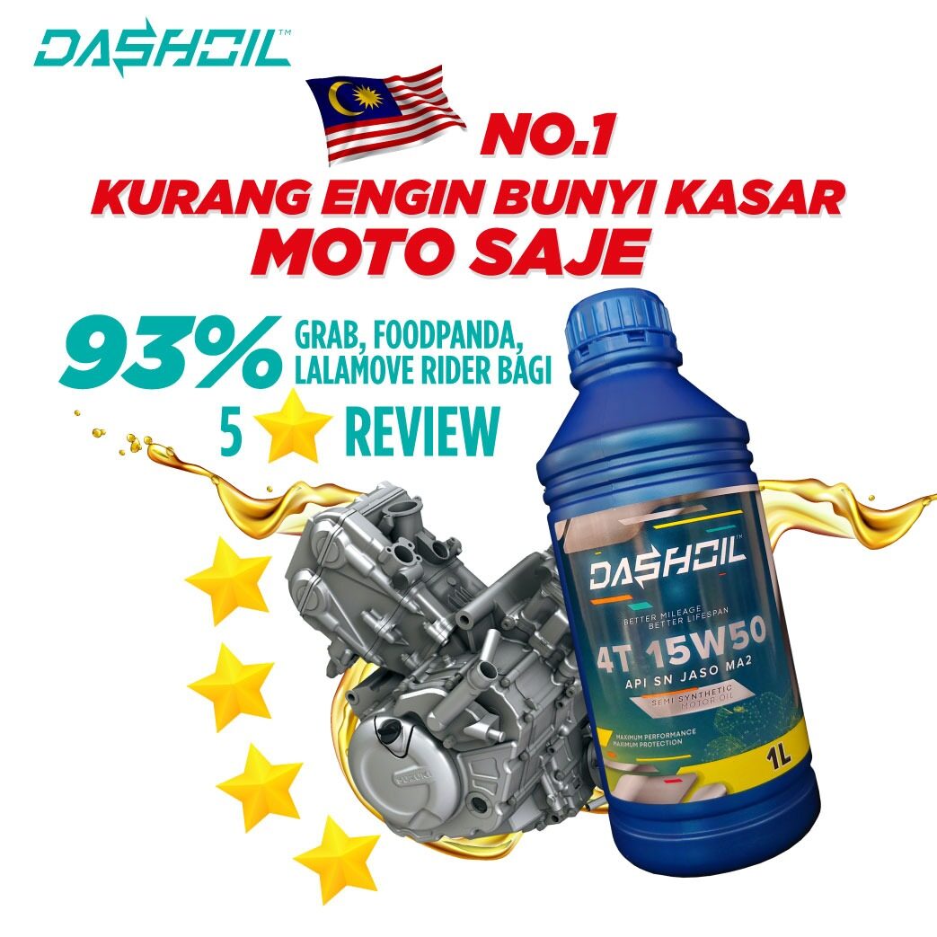 🇲🇾 Dashoil 4T Motorcycle Oil [Local Seller Malaysian Product Ready