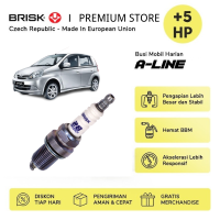 BRISK SPARK PLUG A-LINE 1 SET = *4 PCS* DR15YCY-1 (A11) PERODUA VIVA