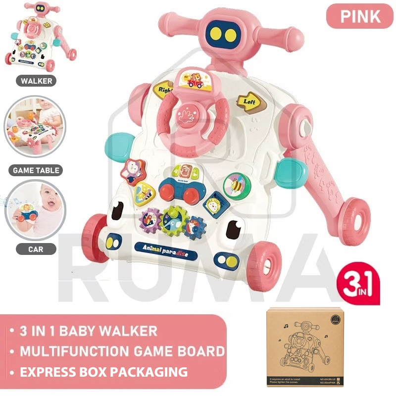 6 in 1 Baby Walker Toy Baby Multi Functional Baby Stroller Anti Rollover Newborn Learning To Walk Toys Baby