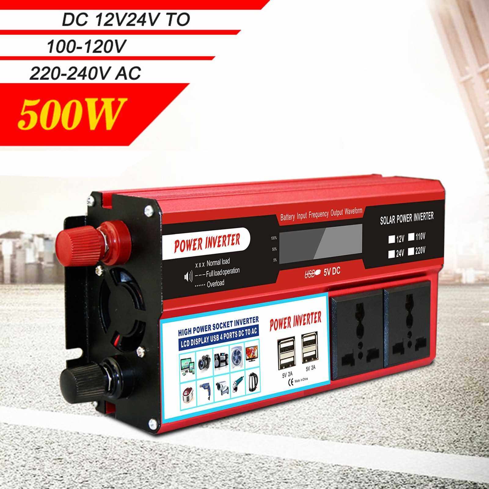 Power Inverter Vehicle Power Converter Universal Modified Sine Wave