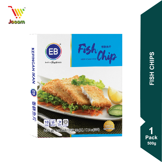 EB Fish Chips 香酥鳕鱼排 500g [KL & Selangor Delivery Only]