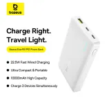 Pin dự phòng Baseus EnerFill FP21 10000mAh 22.5W (3 Port - 2C1A)