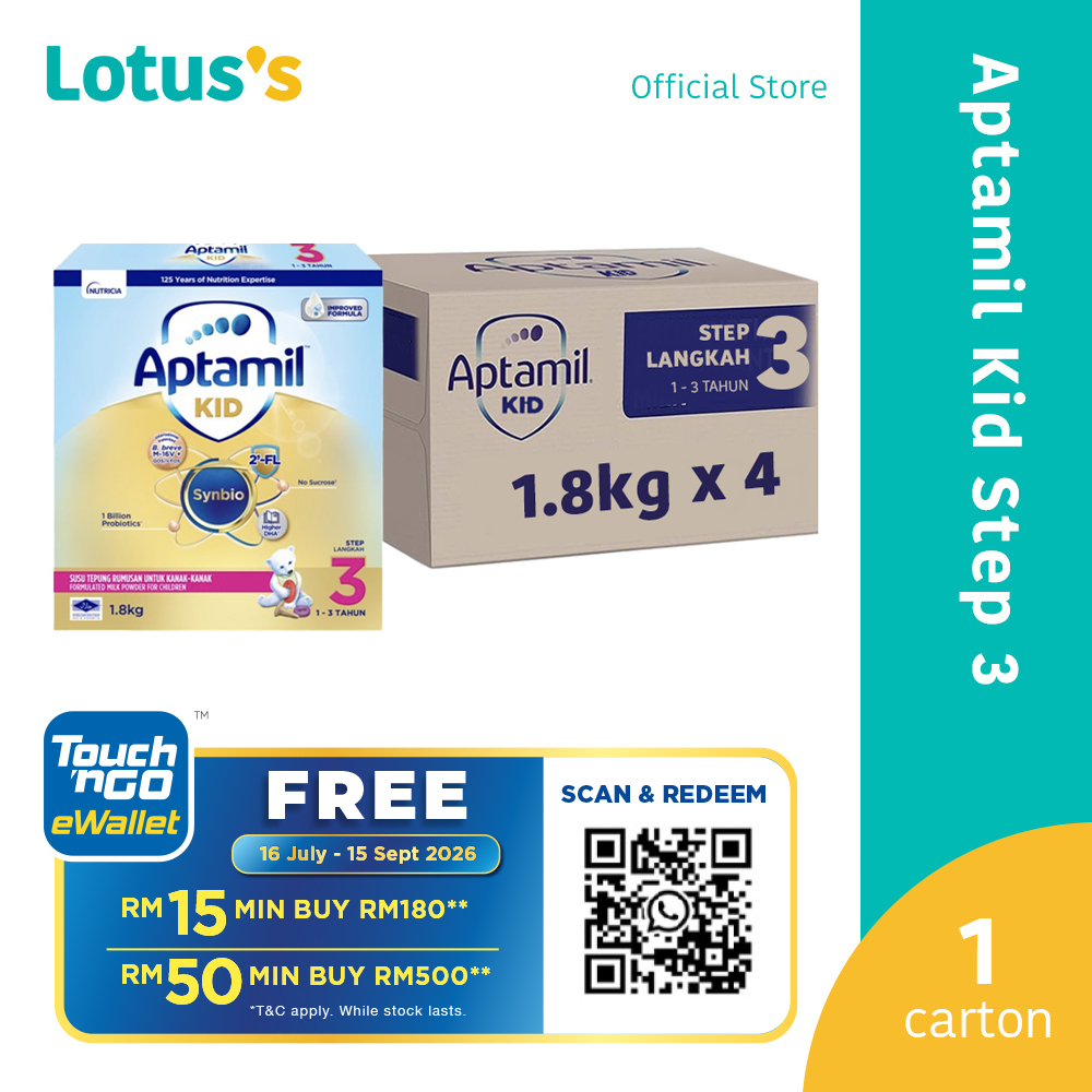 Aptamil Kid Step 3 1.8kg x 4 packs (1 Carton)