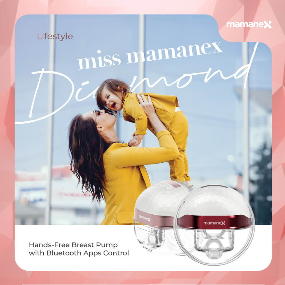 Mamanex Miss Mamanex Diamond Bluetooth Wearable Breast Pump - My Lovely Baby