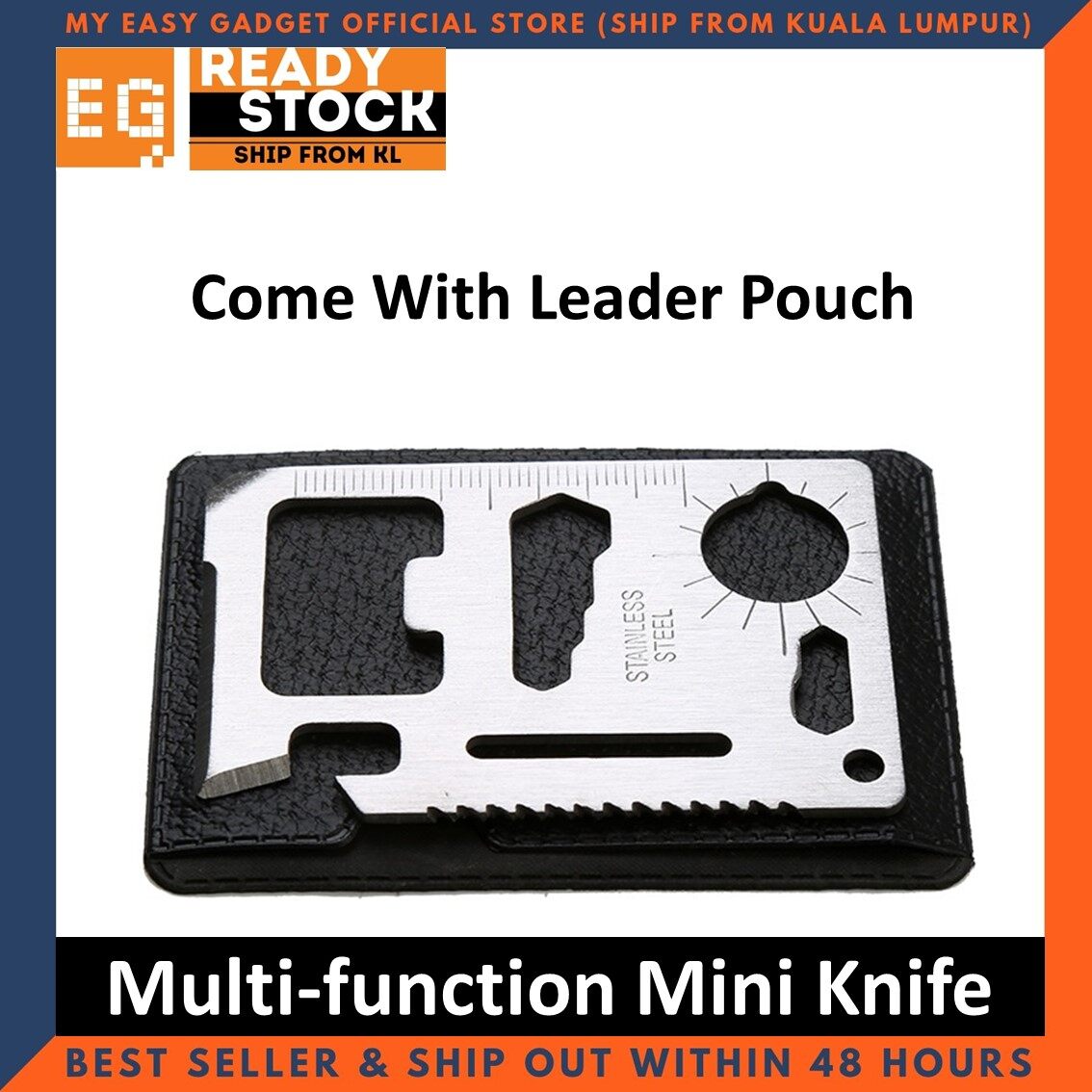 Outdoor Multi-function Pocket Survival Tool Mini Emergency Survival Credit Card Camping Tool 11