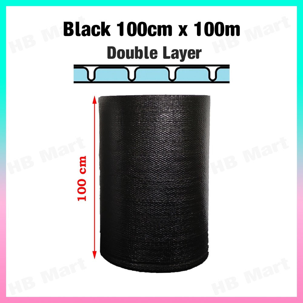 Bubble Wrap Single Layer / Double Layer 1M x 100M / standard size 100cmx100m (BW01)