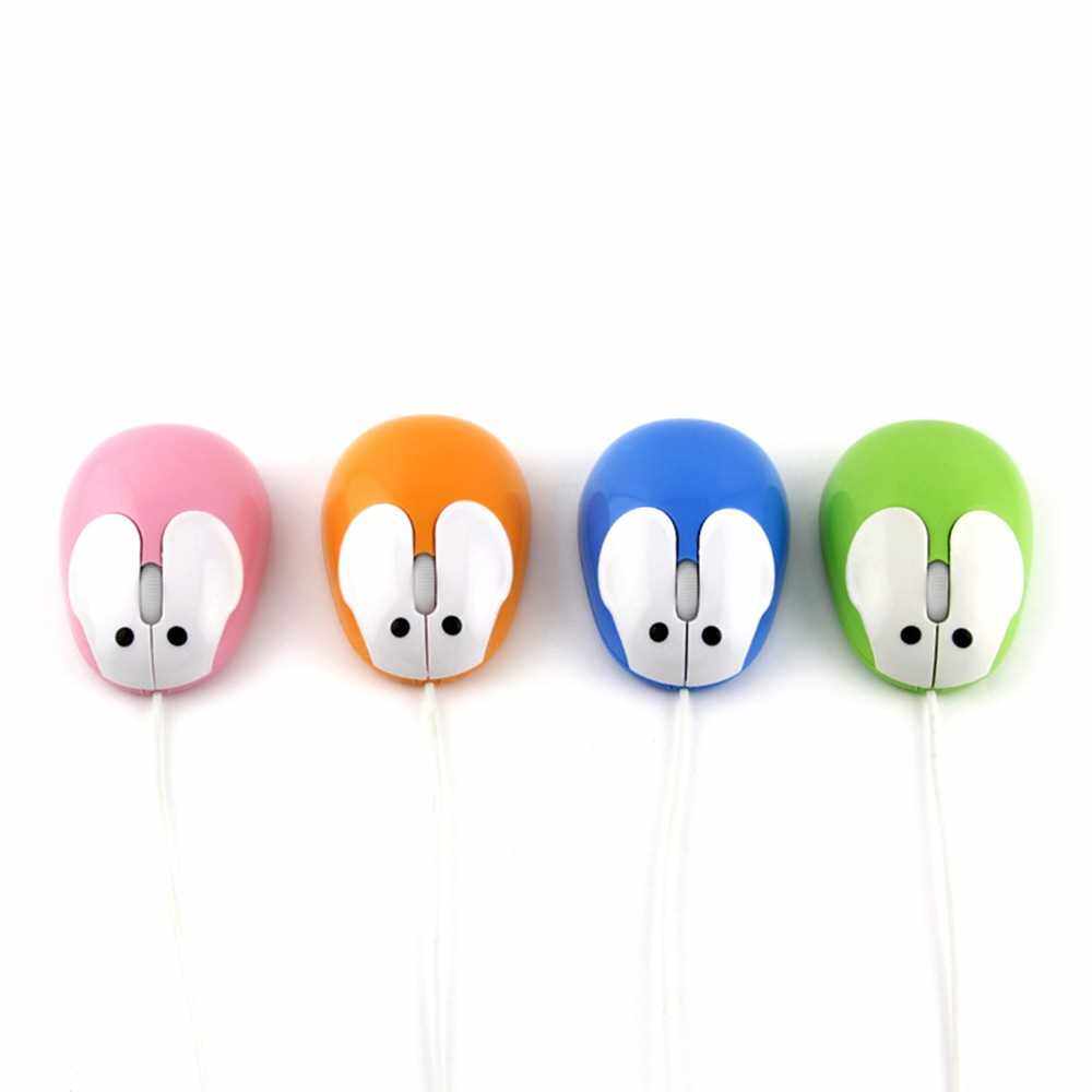 Cute Wired Mouse Mini Laptop Mouse 1600 DPI Optical Sensor/3 Buttons ...