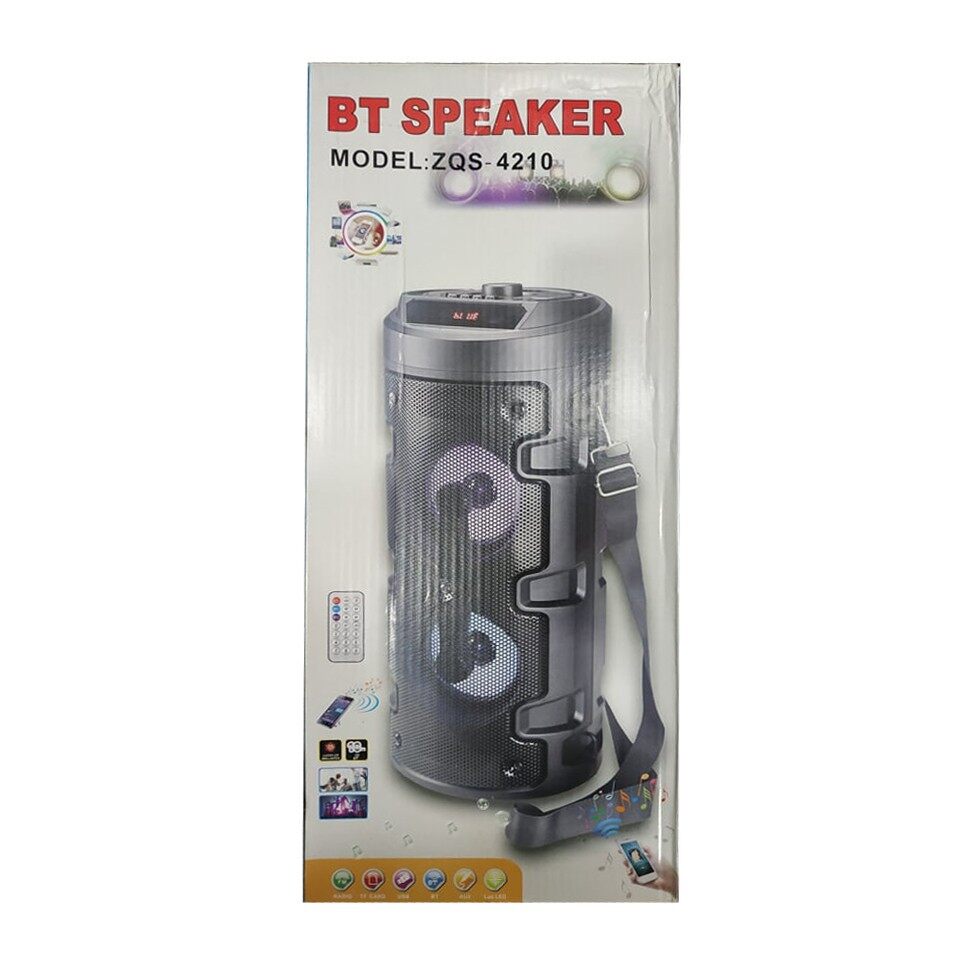 wireless speaker +karaoke bt speaker zqs-4210 dan lain free mikrofon