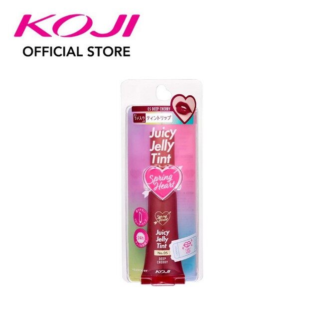Koji Spring Heart Juicy Jelly Tint 05 Deep Cherry