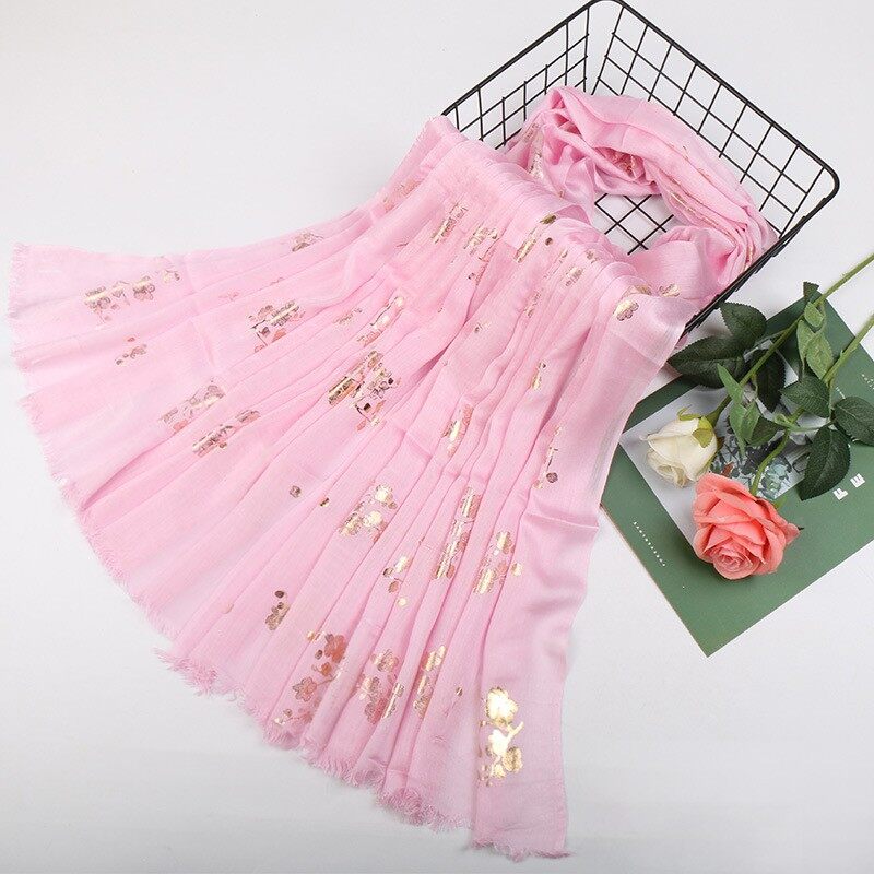New Collection Women Bronzing Gold Flower Floral Printed Cotton Hijabs Shawls Turban Headscarf Long Pashmina Fringes 16 Colors WJ421 Terkini New Collection Women Bronzing Gold Flower Floral Printed Cotton Hijabs Shawls Turban Headscarf Long Pashmina Fringes 16 Colors WJ421 Terkini