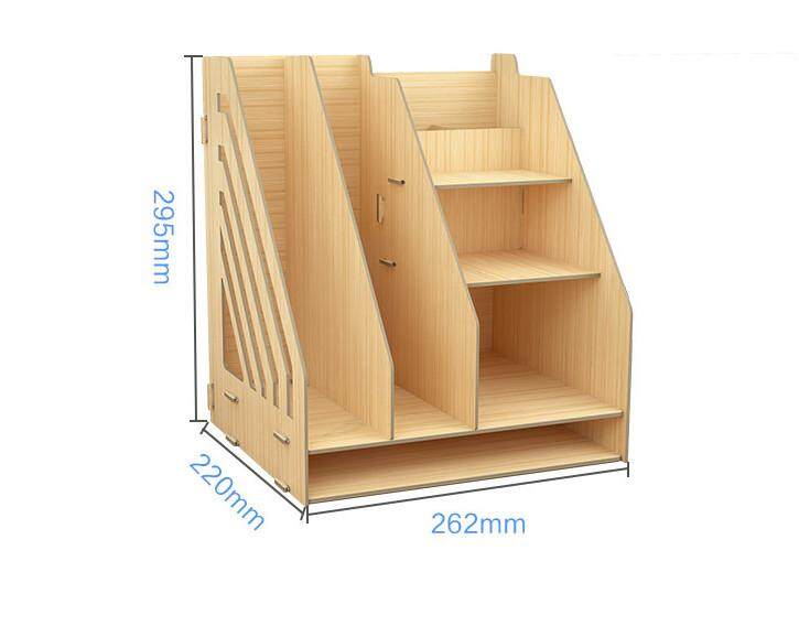 Diy Wooden Desk Organizer Office Storage Box With Drawer Pen