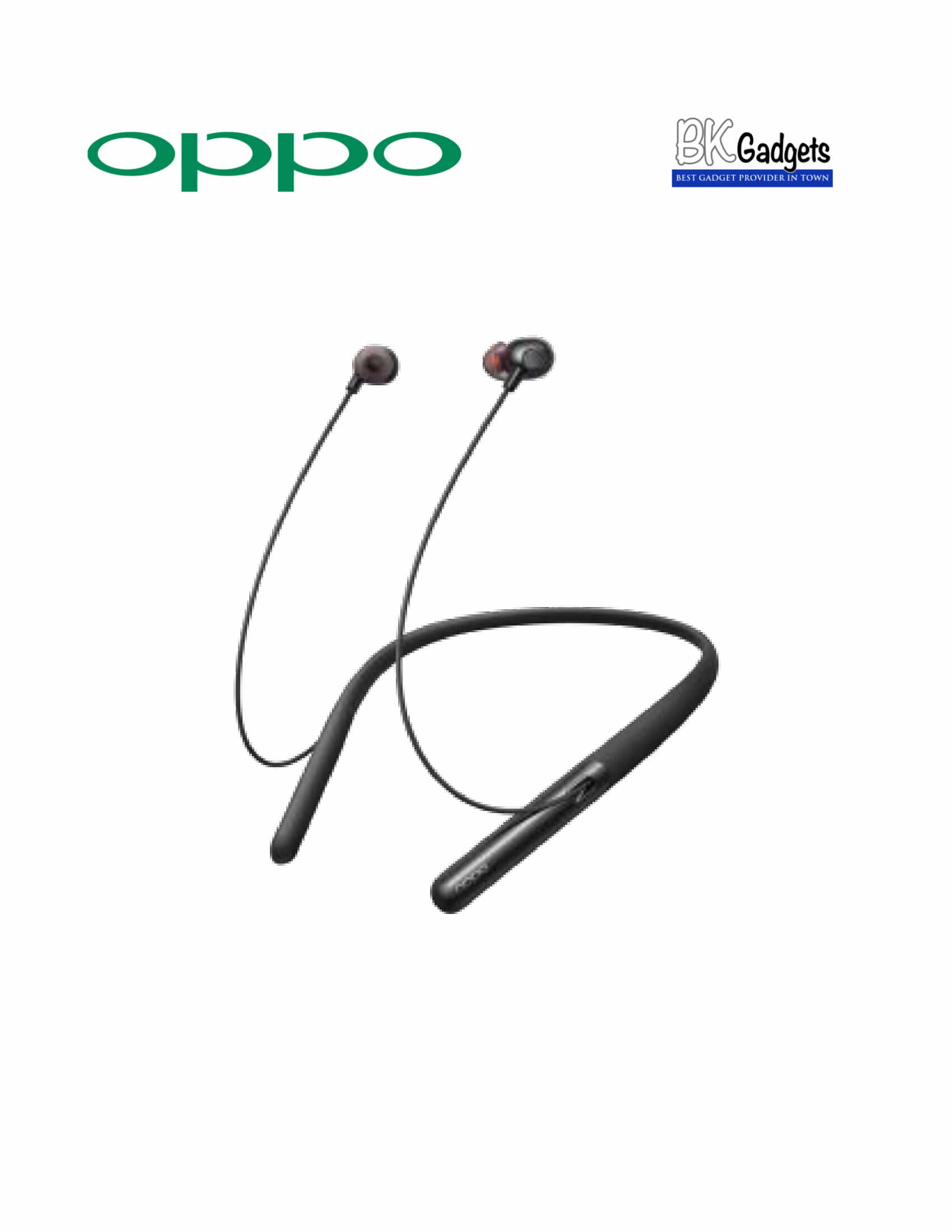 OPPO Enco Q1 Bluetooth Wireless Noise Cancellation Headphones [ Midnight Black ]