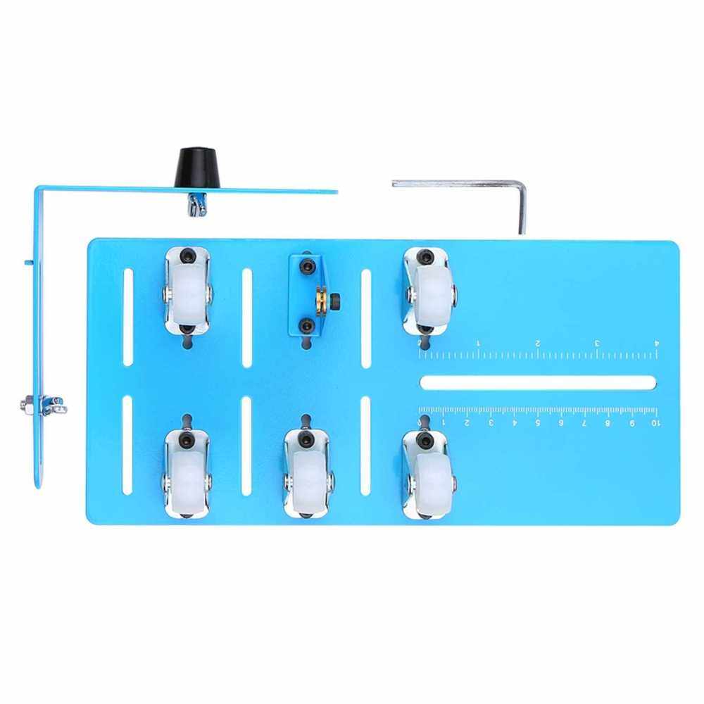 Upgrade Glass Bottle Cutter Bottle Cutting DIY Machine for Cutting Wine Beer Liquor Whiskey Alcohol Round Bottles from Bottom to Neck with Scale (Blue)