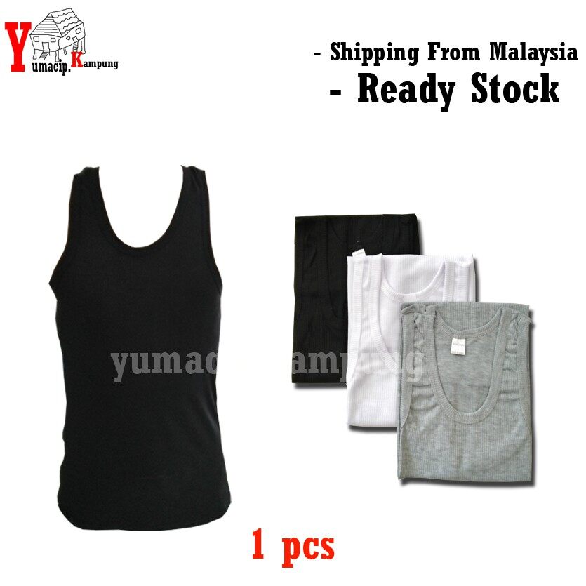 Men singlet vest shirt t-shirt baju / READY STOCK/ ( 1 pcs )