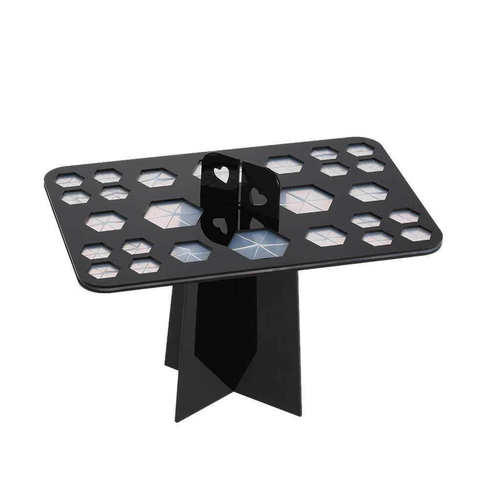 Makeup Brush Tower Tree Air Drying Brush Holder 26 Hole Cosmetic Brush Drying Rack Brush Organizer Stand