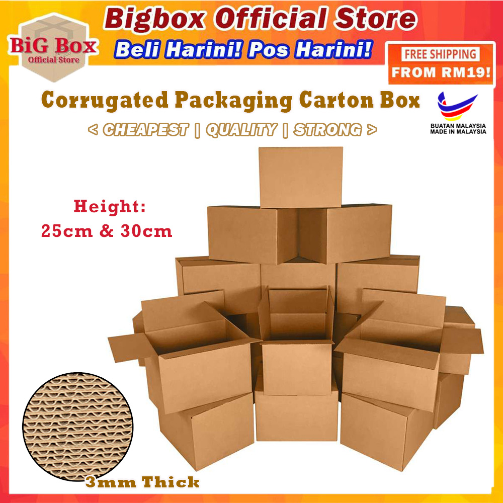 (Buy 10 FREE 2pcs) Carton Box Packaging Box Packing Box Paper Boxes Kotak Hantaran Hidden Box Gift Box 纸箱