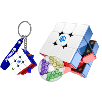 [GAN Official Store]GAN 356 M 3x3 Magnetic Speed Cube MG EDU Stickerless GAN 356M E Magic Cube Puzzle Toy For Kids