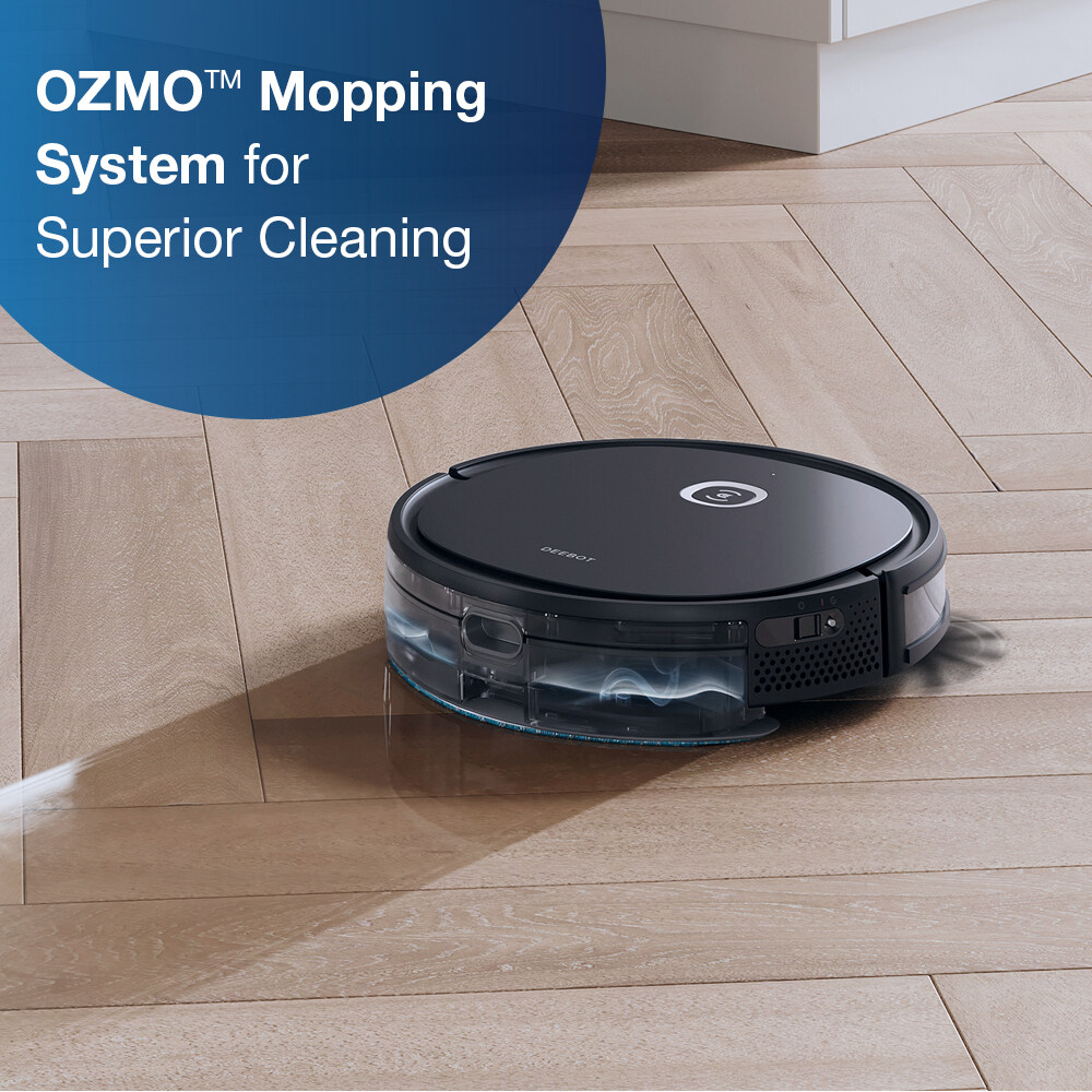 ECOVACS DEEBOT U2PRO Robot Vacuum Cleaner Scrubber for Pet Owners Intelligent Robotic Vacuum and Mop Vacuum[Local Shipping&I Year Waranty]