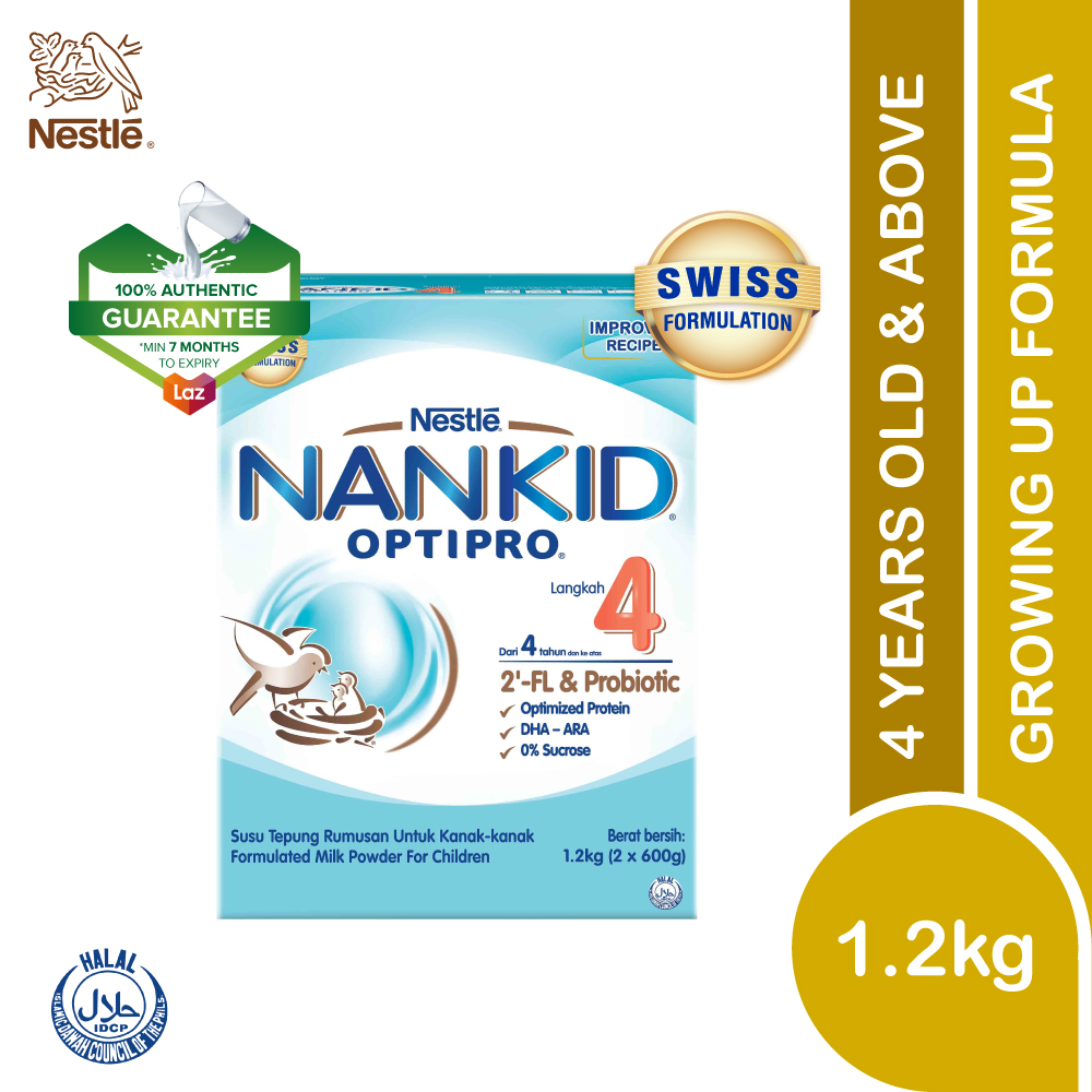 NANKID OPTIPRO Step 4 1.2kg Growing Up Milk for Children 4 Years Old and above