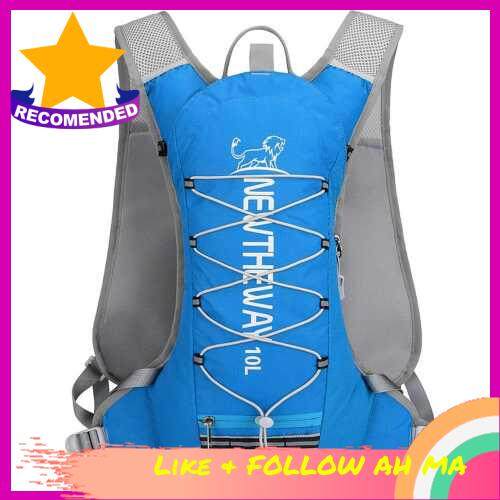 BEST SELLER 10L Insulated Hydration Backpack Vest Pack Cooler Bag for Running Cycling Camping Hiking Marathon (Blue)