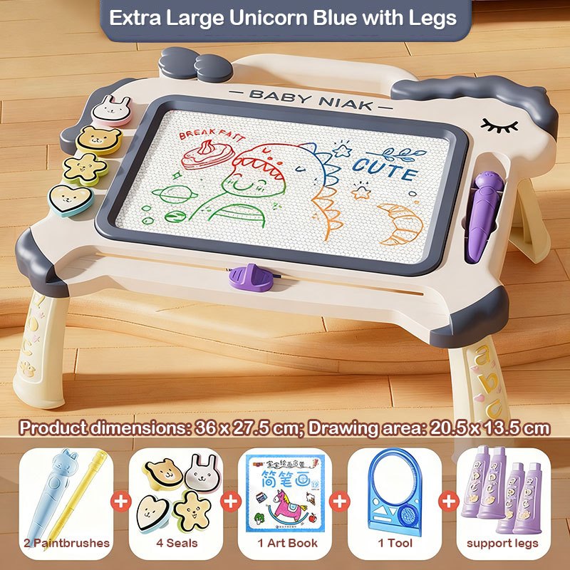 NIKO Large Magnetic Drawing Board Erasable Magnet Sketchpad Painting Board Early Educational Toys for Kids Boys Girls Christmas Gifts