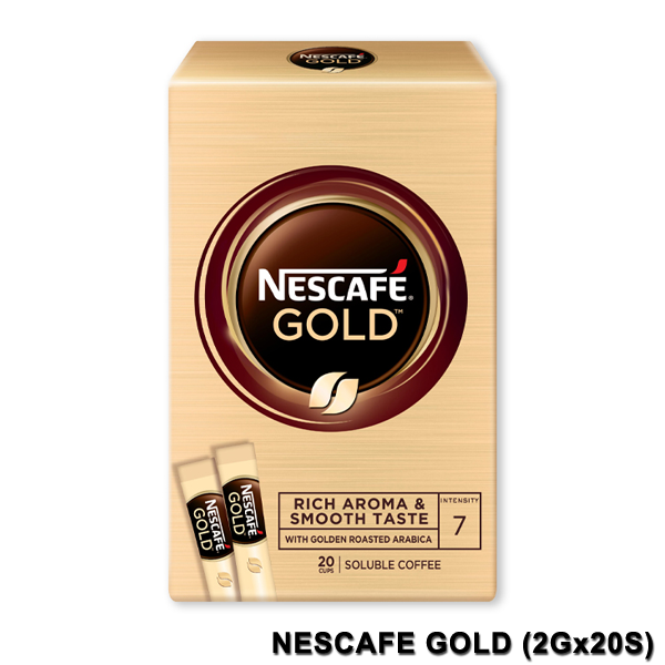 NESCAFE Gold Sachet (2g x 20s) | Stick Pack | Soluble Coffee | Instant Coffee