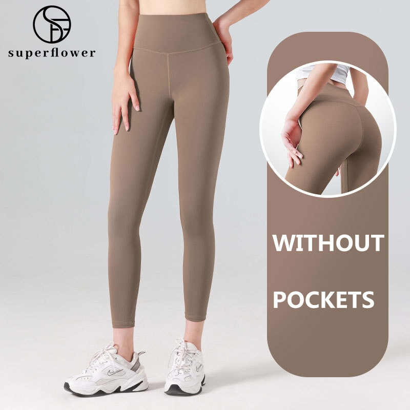 SUPERFLOWER High Waist Yoga Pants Tummy Control Leggings for Women Workout