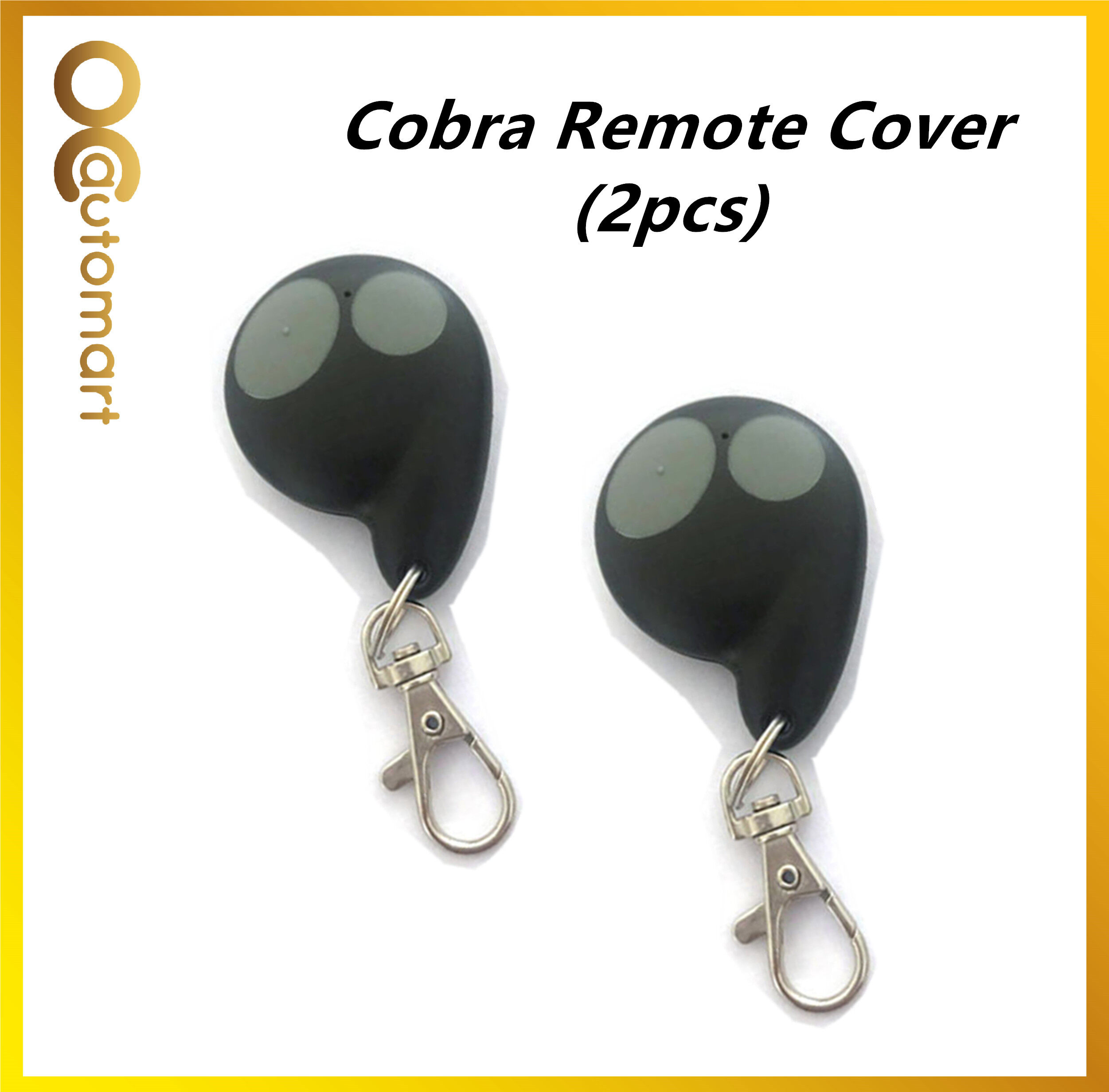 2 PCS X COBRA Car Alarm Remote Control Key Cover Case - Kia, Honda, Toyota Casing